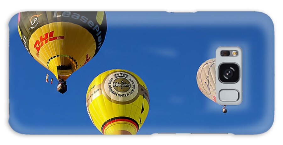 Balloon Galaxy Case featuring the photograph 3 Hot Air Balloon by John Swartz
