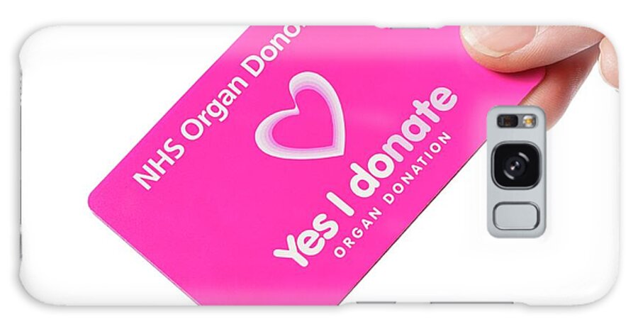 Donation Galaxy Case featuring the photograph Organ Donor Card #3 by Cordelia Molloy