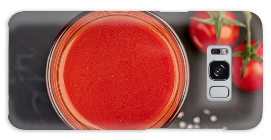 Tomato Galaxy Case featuring the photograph Tomato Juice #3 by Nailia Schwarz