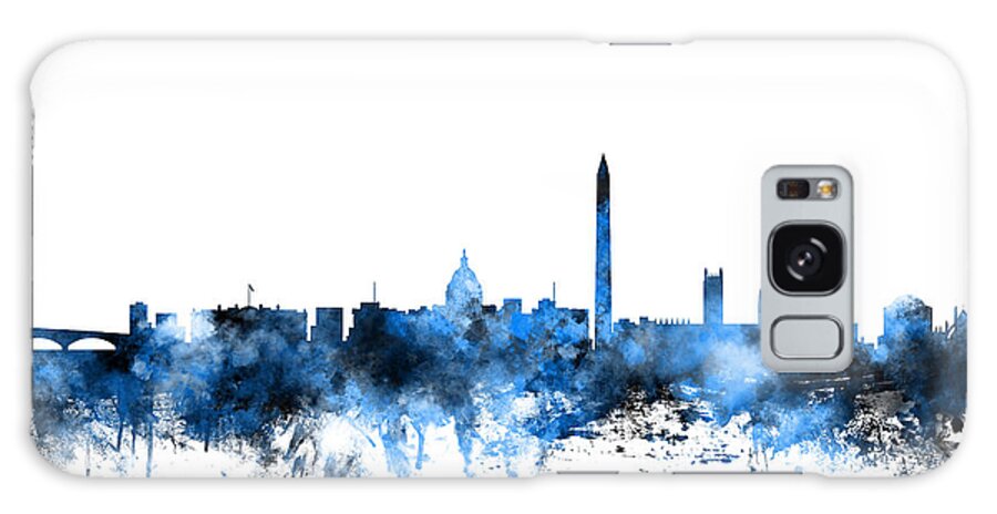 United States Galaxy Case featuring the digital art Washington DC Skyline #3 by Michael Tompsett