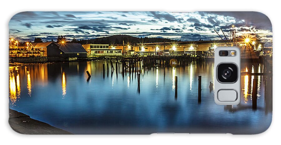 Blue Hour Galaxy Case featuring the photograph 30 Sec of the Blue Hour by Tony Locke