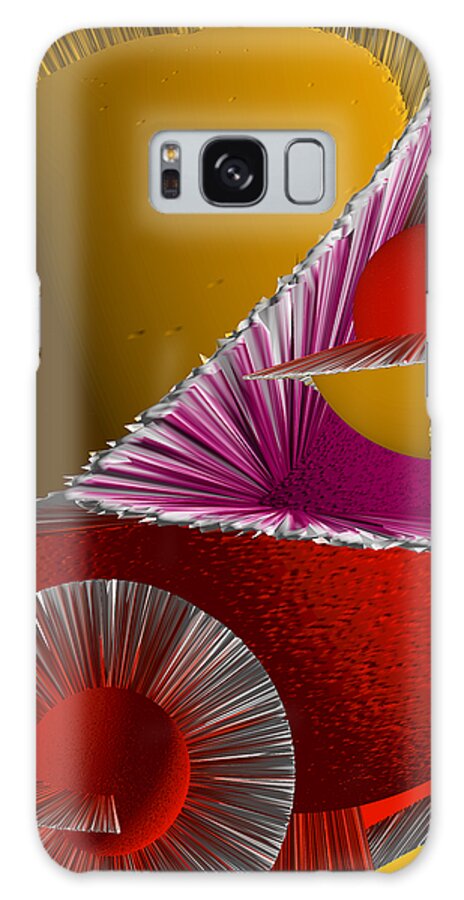 3d Galaxy Case featuring the digital art 3D Abstract 6 by Angelina Tamez