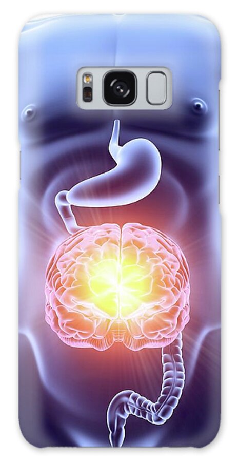 Autonomic Galaxy Case featuring the photograph Enteric Nervous System #4 by Alfred Pasieka