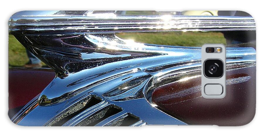 Antique Automobile Galaxy S8 Case featuring the photograph Hood Ornament #4 by Alan Johnson