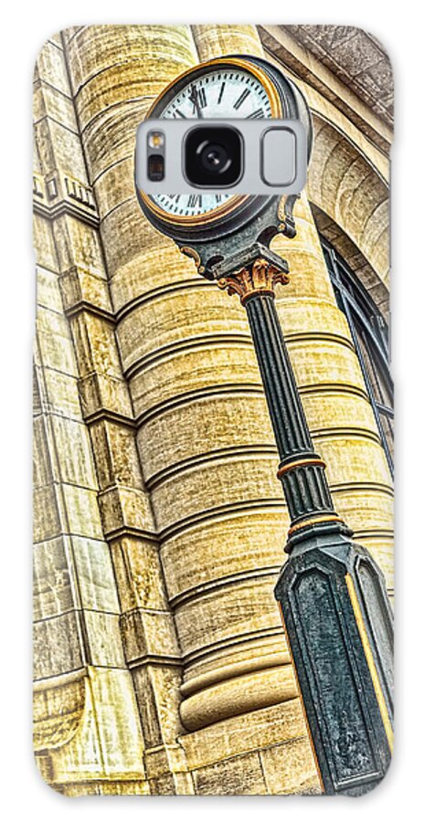 4 O'clock Galaxy Case featuring the photograph 4 O'clock Train by Sennie Pierson