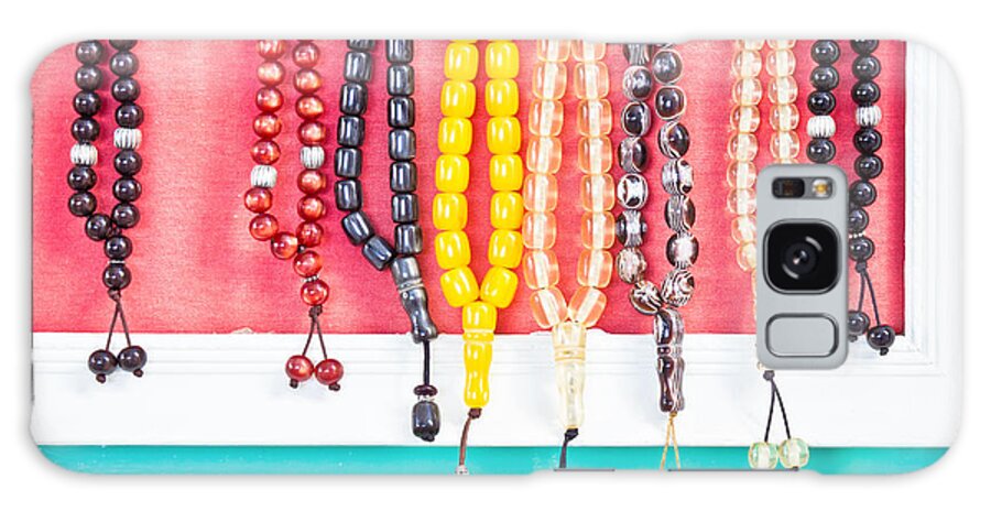Accessory Galaxy Case featuring the photograph Prayer beads #4 by Tom Gowanlock