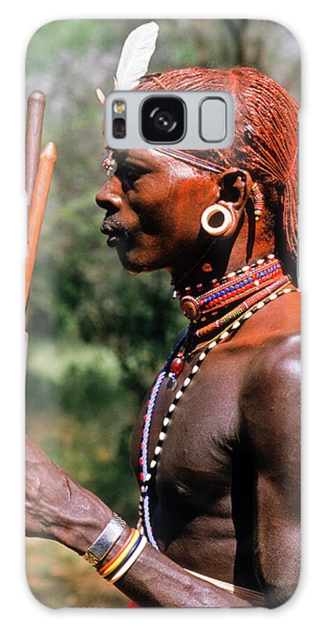 Africa Galaxy Case featuring the photograph Samburu Warrior #4 by Michele Burgess