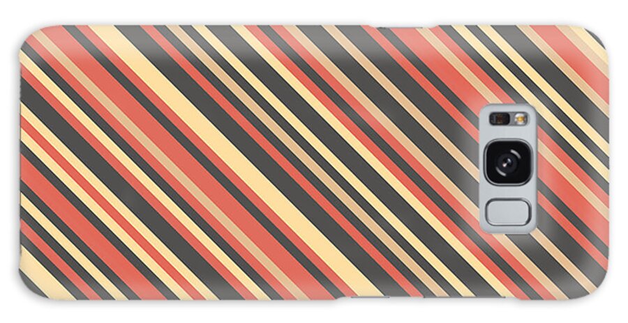Abstract Galaxy Case featuring the digital art Striped Pattern #4 by Mike Taylor