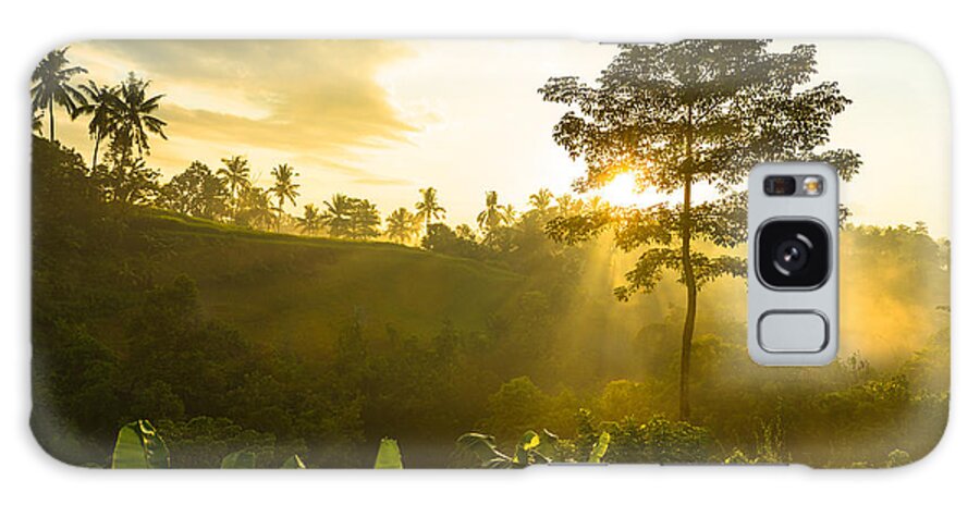 Asia Galaxy S8 Case featuring the photograph Sunrise over jungle #4 by Nikita Buida