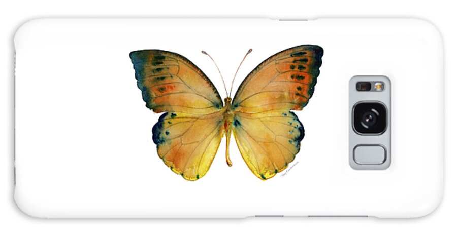 Leucippe Galaxy Case featuring the painting 53 Leucippe Detanii Butterfly by Amy Kirkpatrick