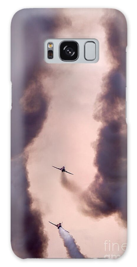 Red Arrows Galaxy Case featuring the photograph Red Arrows #55 by Ang El