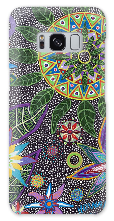 Ayahuasca Galaxy Case featuring the painting Ayahuasca Vision #4 by Howard Charing