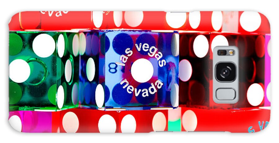 Las Vegas Galaxy Case featuring the photograph Colorful Dice by Raul Rodriguez