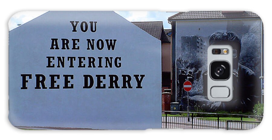 Free Derry Corner Galaxy S8 Case featuring the photograph Free Derry Corner 3 by Nina Ficur Feenan