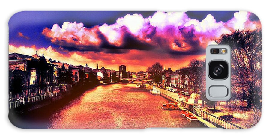 Water Galaxy Case featuring the photograph The River Ouse York England #6 by Chris Drake