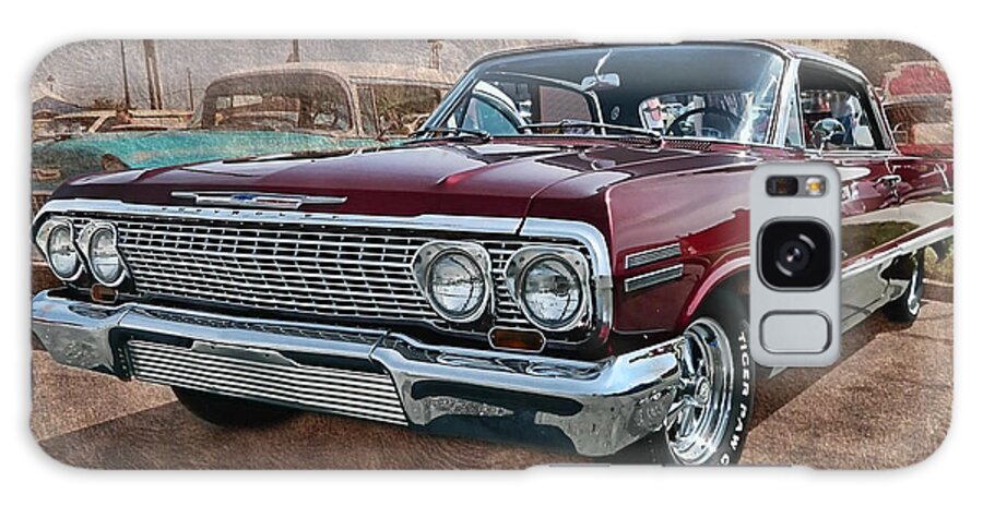 Victor Montgomery Galaxy Case featuring the photograph '63 Impala #63 by Vic Montgomery