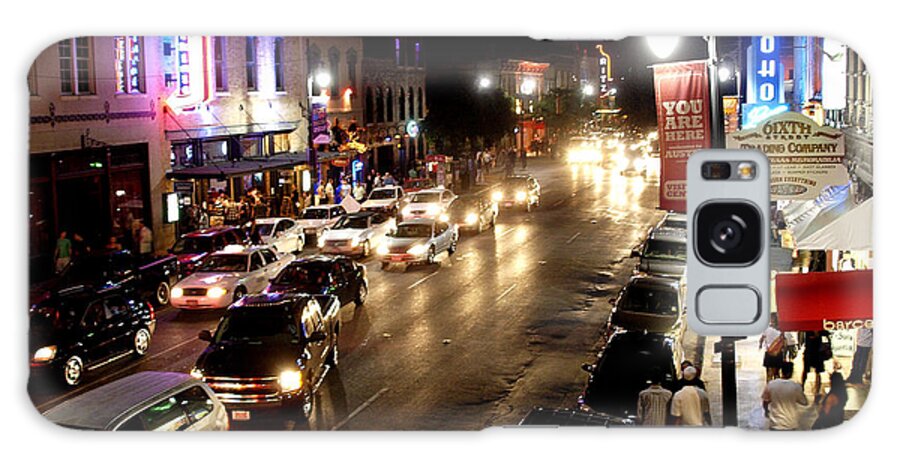 6th Galaxy Case featuring the photograph 6th Street Austin Texas by James Granberry