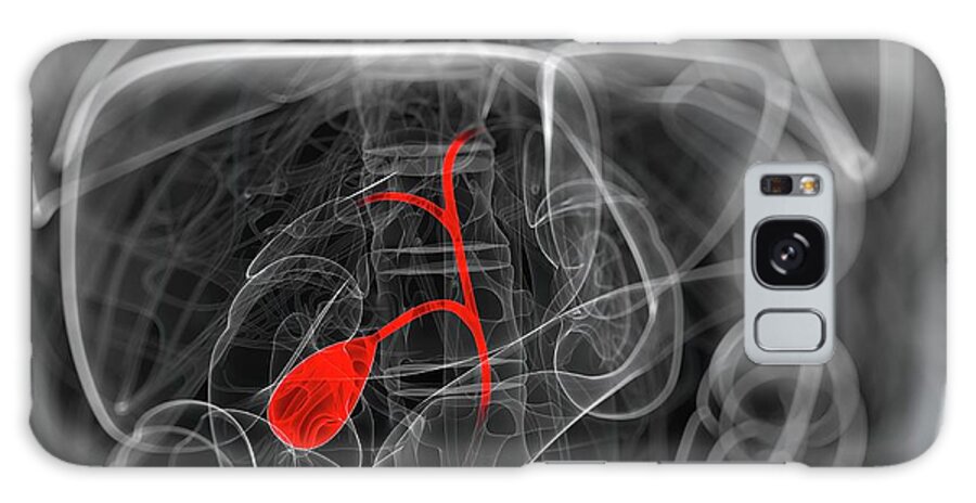 Artwork Galaxy Case featuring the photograph Healthy Gallbladder #7 by Sciepro/science Photo Library