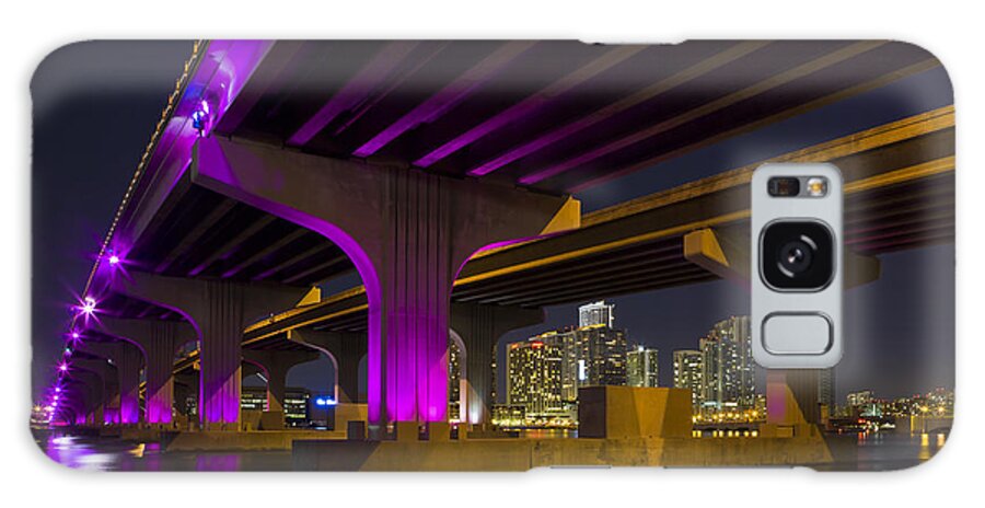 Architecture Galaxy Case featuring the photograph Miami Downtown Skyline by Raul Rodriguez
