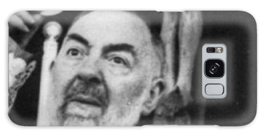 Prayer Galaxy Case featuring the photograph Padre Pio #7 by Archangelus Gallery
