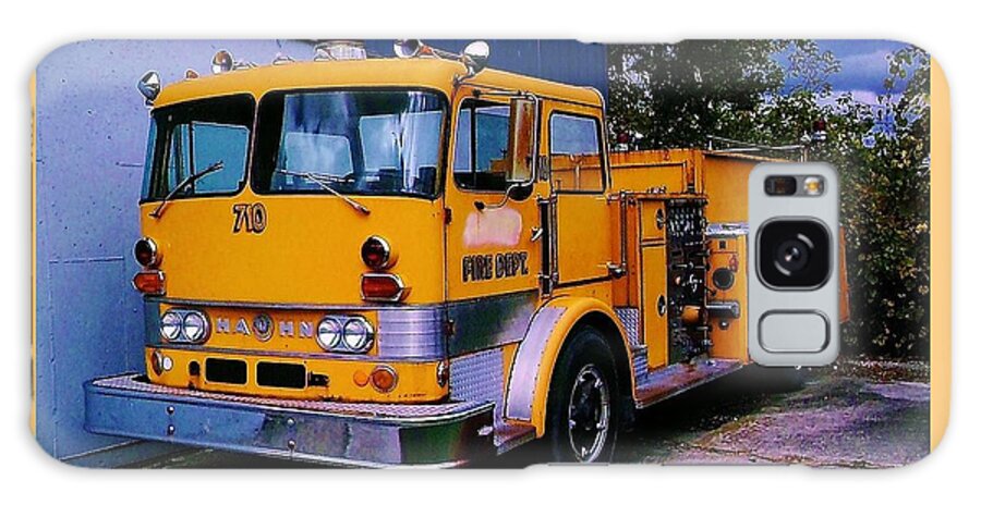 Fire Engin Galaxy Case featuring the photograph 710 ....... Fire Dept. by Daniel Thompson