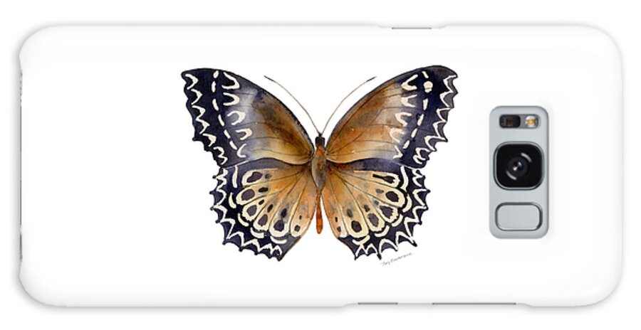 Cethosia Galaxy Case featuring the painting 77 Cethosia Butterfly by Amy Kirkpatrick