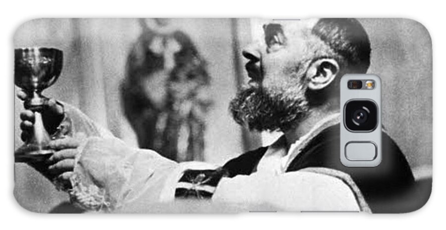 Prayer Galaxy Case featuring the photograph Padre Pio #9 by Archangelus Gallery