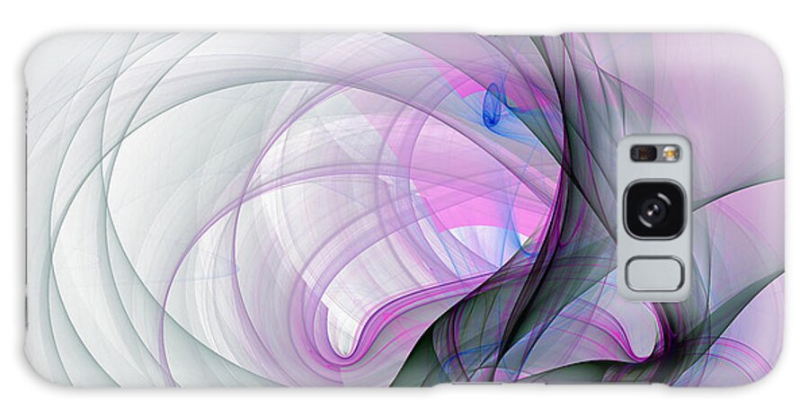Abstract Art Galaxy Case featuring the digital art 981 by Lar Matre