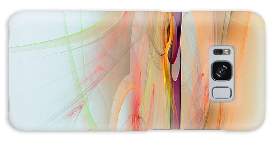 Abstract Art Galaxy Case featuring the digital art 998 by Lar Matre