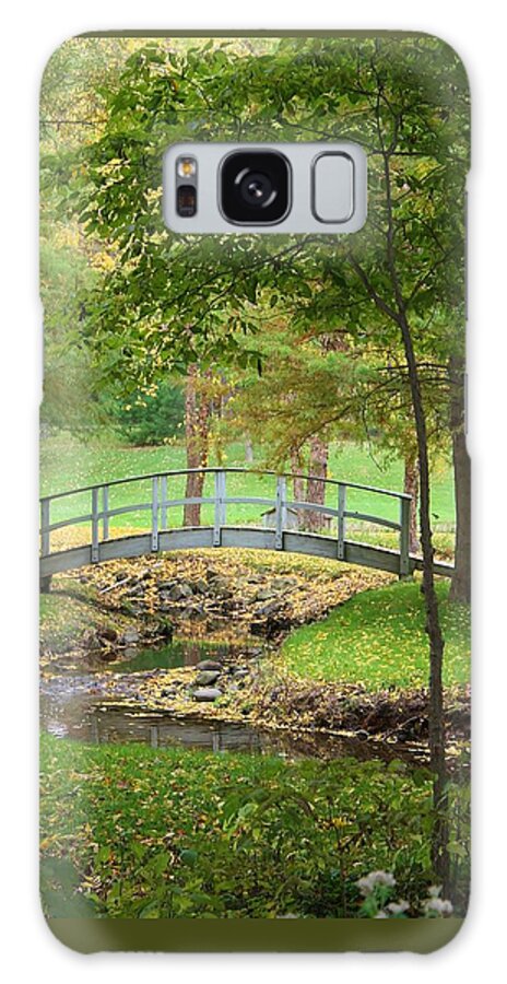 Sinnissippi Park Galaxy Case featuring the photograph A Bridge to Peacefulness by Bruce Bley