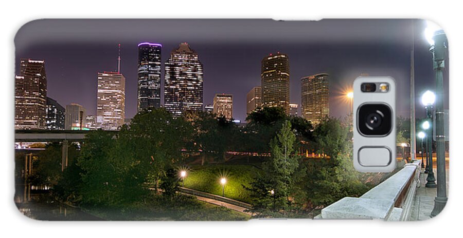 Downtown Galaxy Case featuring the photograph A Bridge with a View by Tim Stanley
