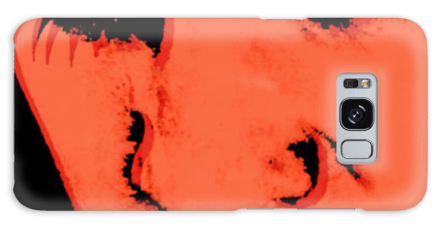 A Clockwork Orange Galaxy Case featuring the painting A Clockwork Orange Malcolm McDowell by Tony Rubino