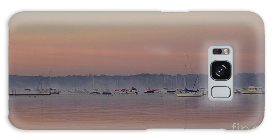 A Foggy Fishing Day Galaxy Case featuring the photograph A Foggy Fishing Day by John Telfer