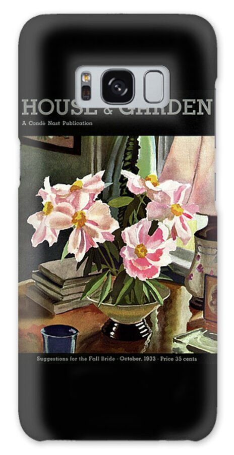 A House And Garden Cover Of Rhododendrons Galaxy Case