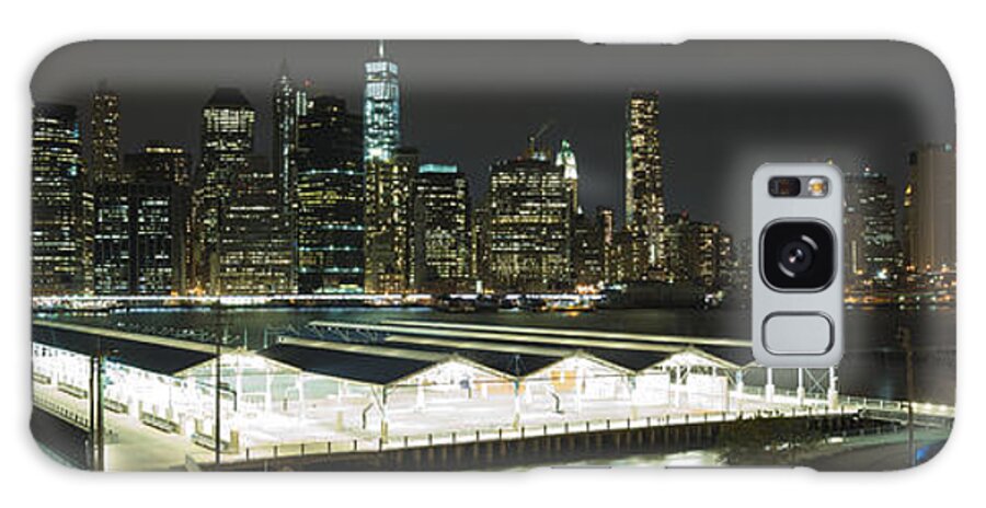 Landscape Galaxy Case featuring the photograph A New York City Night by Theodore Jones
