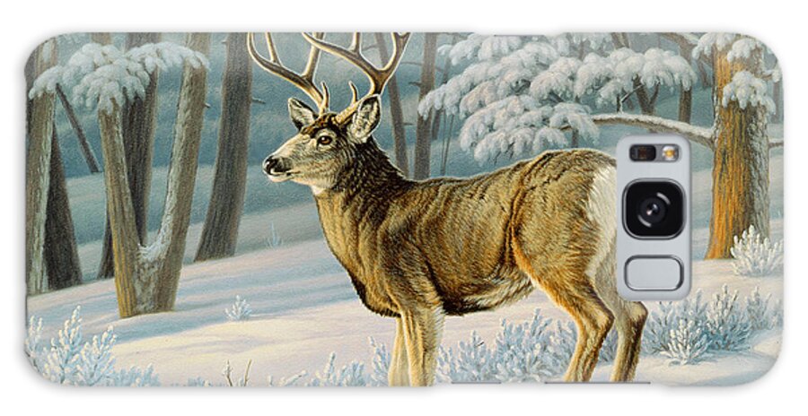 Wildlife Galaxy Case featuring the painting A Nice Buck by Paul Krapf