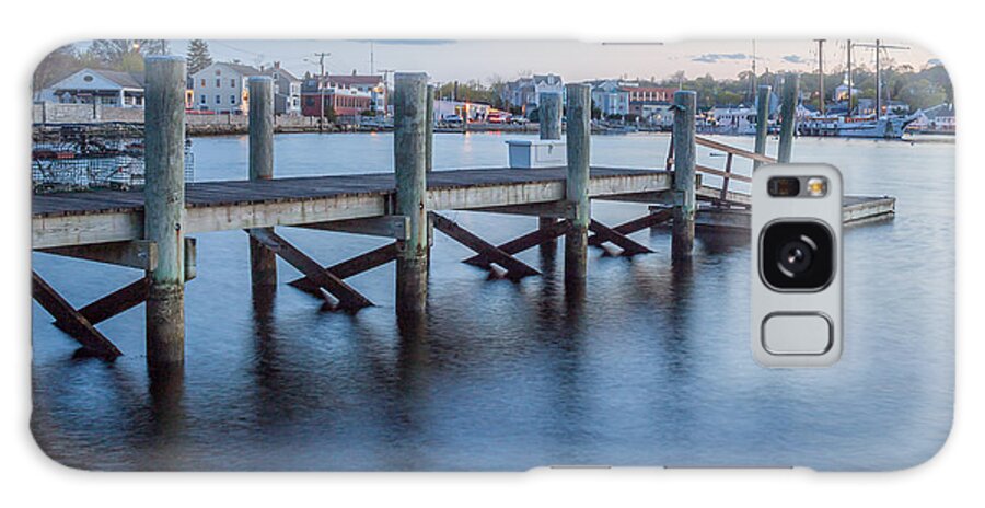 Dock Reflection Galaxy Case featuring the photograph A Peaceful Dock - Mystic CT by Kirkodd Photography Of New England