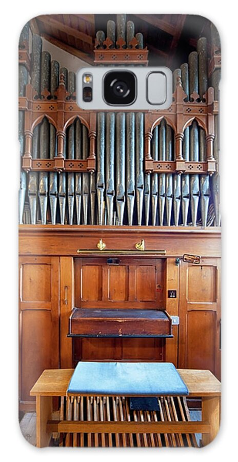 Music Galaxy Case featuring the photograph A Pipe Organ by John Short / Design Pics