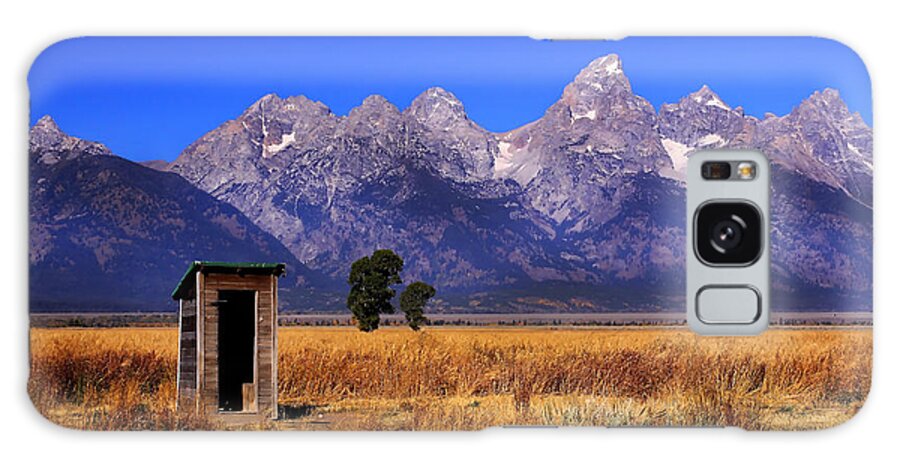 Tetons Galaxy S8 Case featuring the photograph A Room With Quite A View by Clare VanderVeen