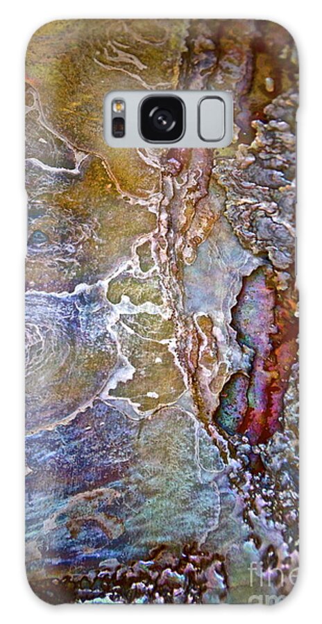 Abalone Galaxy Case featuring the photograph A Secret Beneath The Surface by Gwyn Newcombe