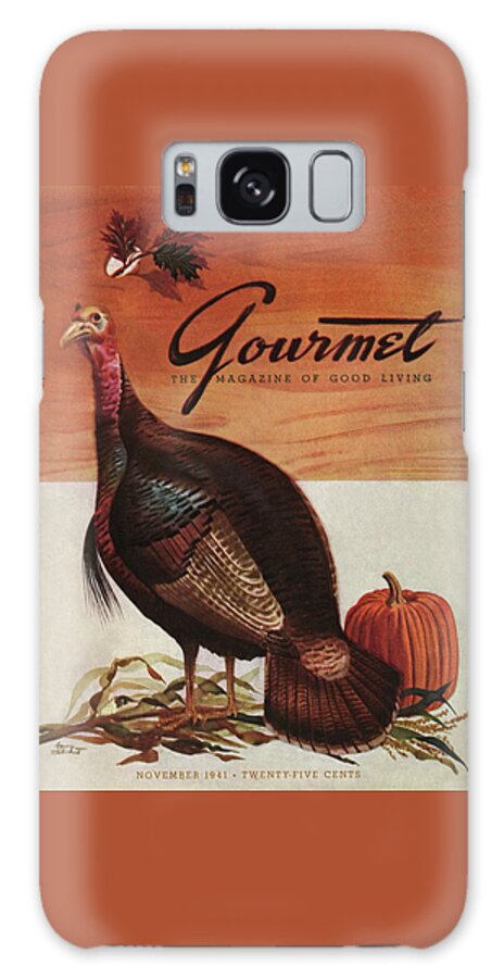 A Thanksgiving Turkey And Pumpkin Galaxy S8 Case