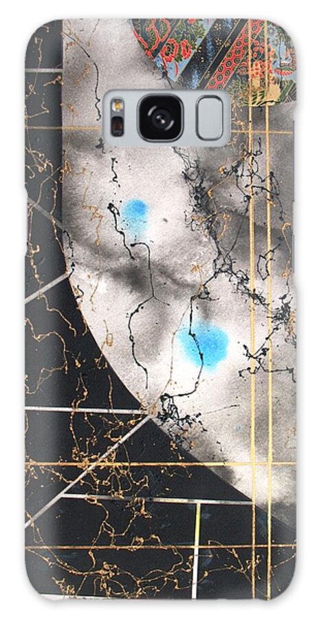 Abstract Galaxy Case featuring the painting A View from Space by Louise Adams