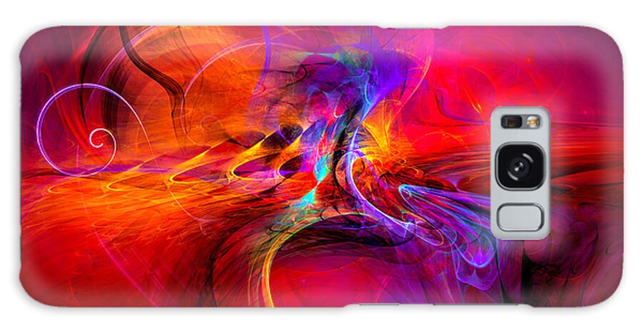 Art Galaxy Case featuring the painting Peace Of Mind - Meditation Art Prints by Modern Abstract