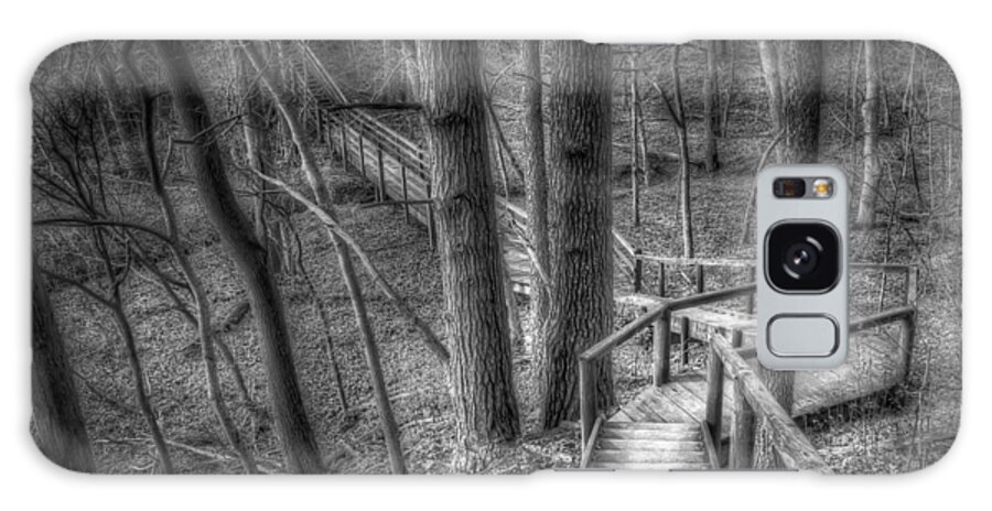 Trees Galaxy Case featuring the photograph A Walk Through the Woods by Scott Norris