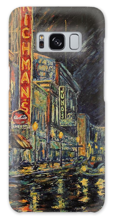Sheboygan Galaxy Case featuring the painting A well dressed man by Daniel W Green