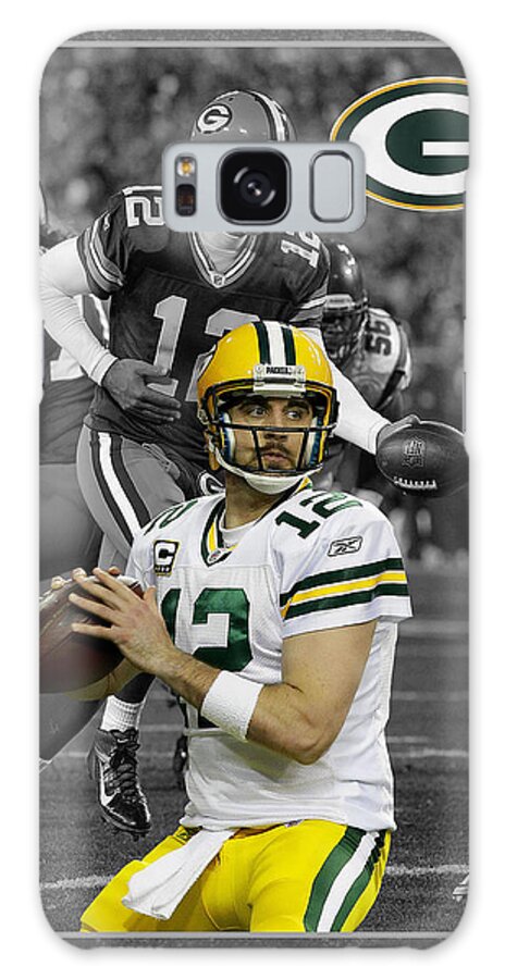 Aaron Rodgers Galaxy Case featuring the photograph Aaron Rodgers Packers by Joe Hamilton