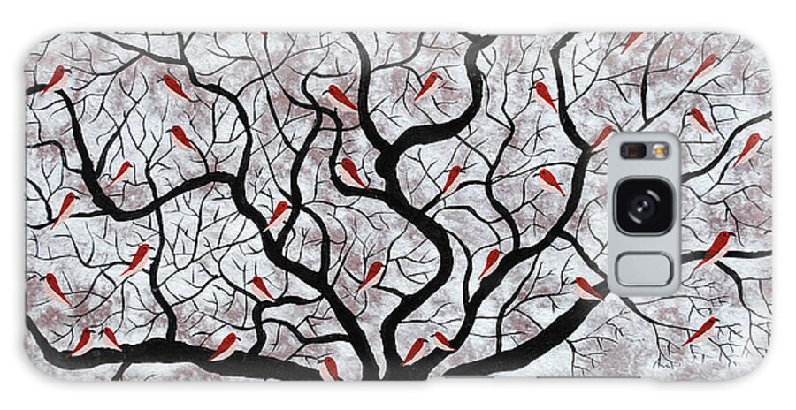 Roots Galaxy Case featuring the painting About to rain by Sumit Mehndiratta