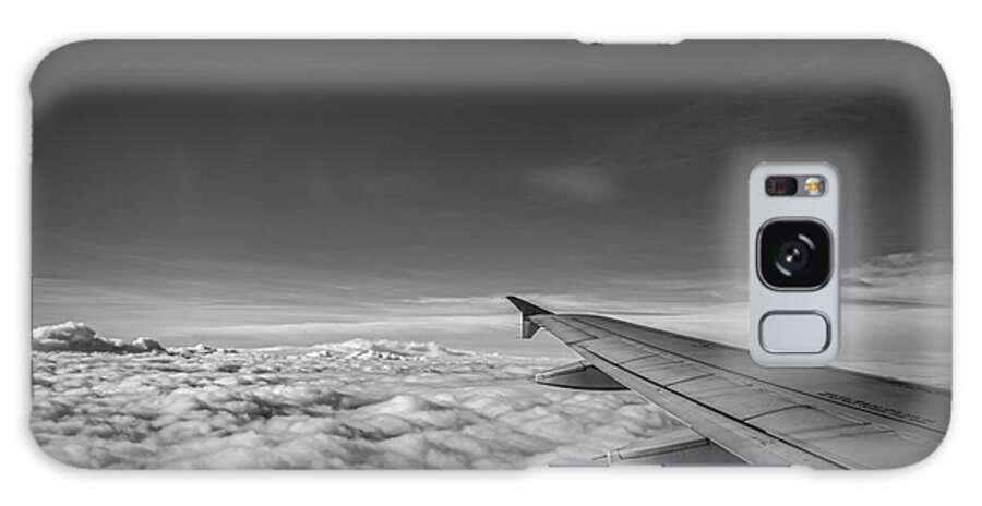 Above The Clouds Galaxy Case featuring the photograph Above The Clouds BW by Michael Ver Sprill