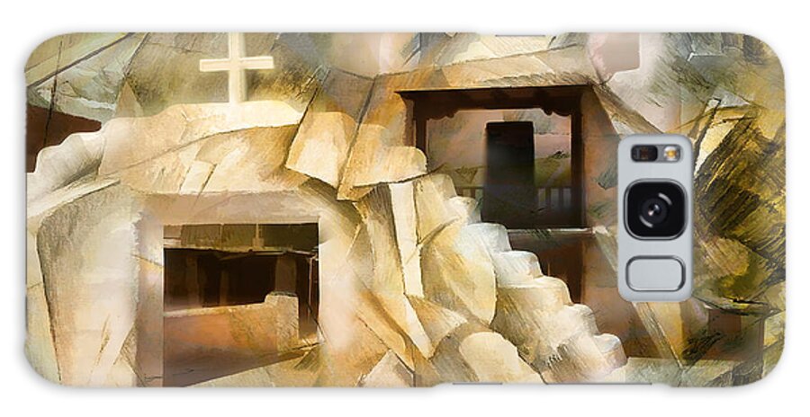 Abstract Galaxy Case featuring the photograph Abstract Cubistic Church by Robert Michaels