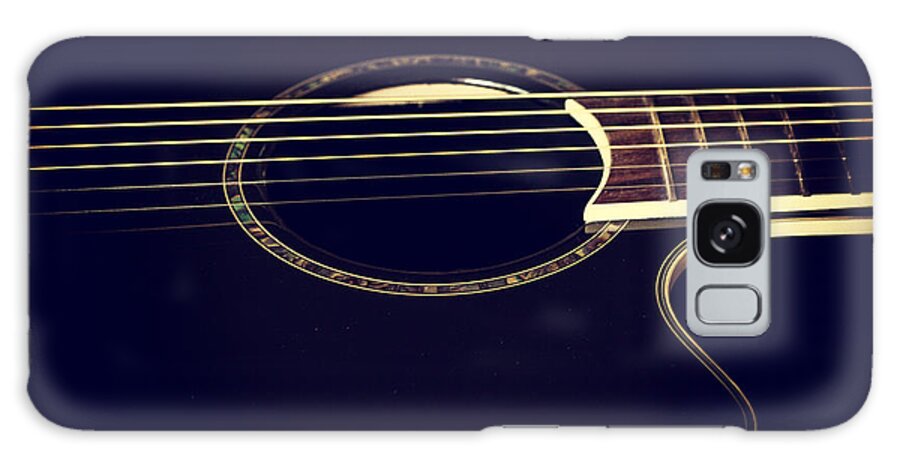 Guitar Galaxy Case featuring the photograph Acoustically Sound by Karol Livote